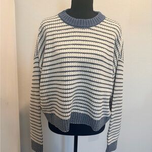 Splendid Lucy Stripe Wool Cashmere Blend Sweater NWT Large
